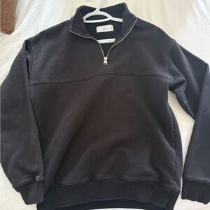 aritzia tna half zip sweater